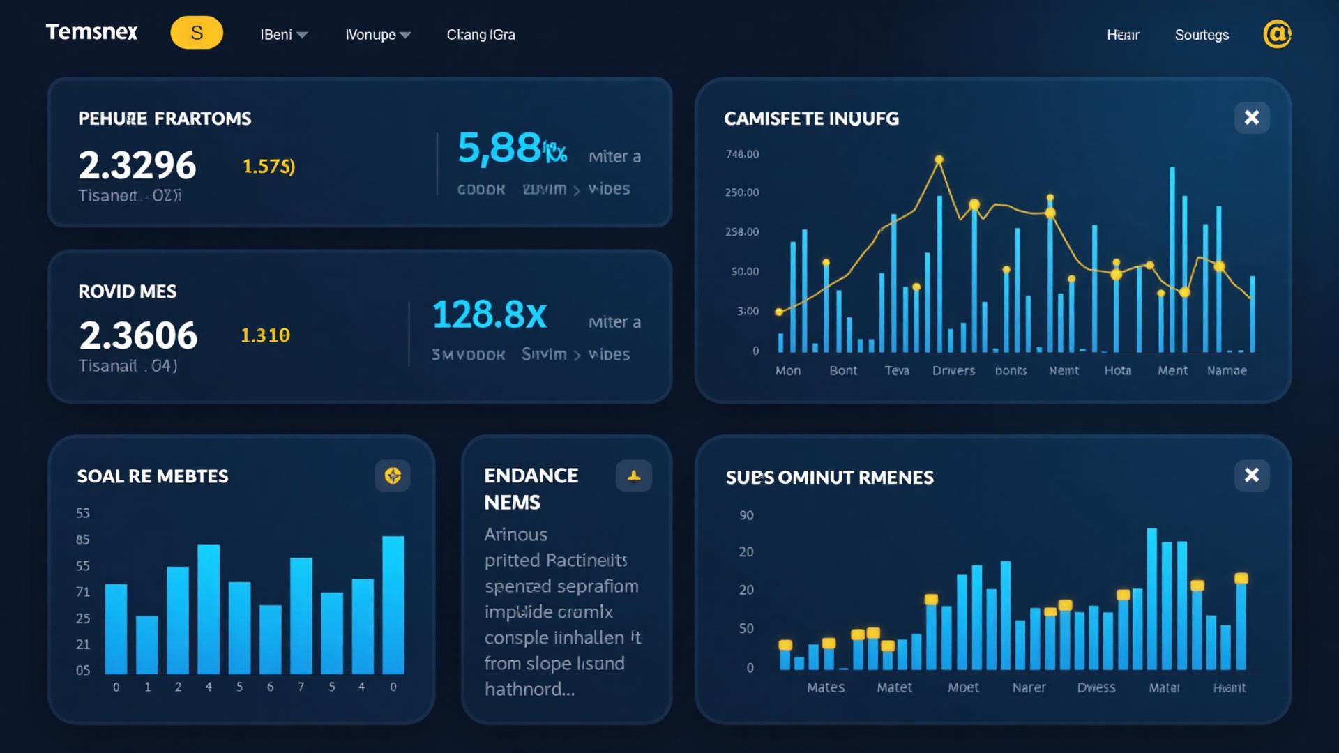 Dashboard de gestão de tráfego mostrando métricas de performance e análises de campanhas digitais